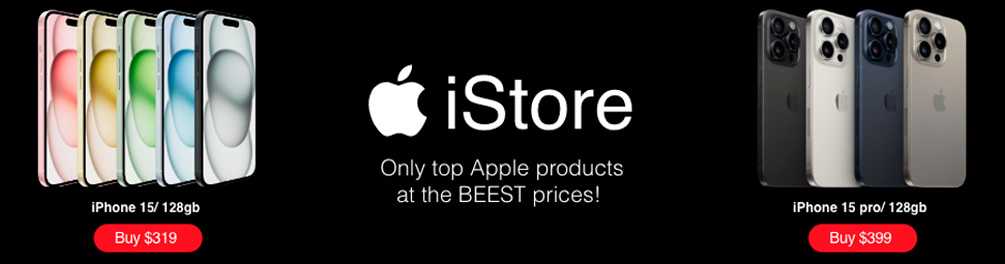 Only top Apple products at the BEEST prices!