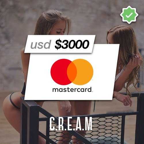 MasterCard Prepaid $3000 Balance